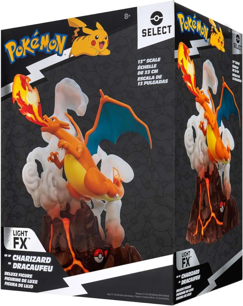 Pokemon Charizard Delxue Statue Collector With Led