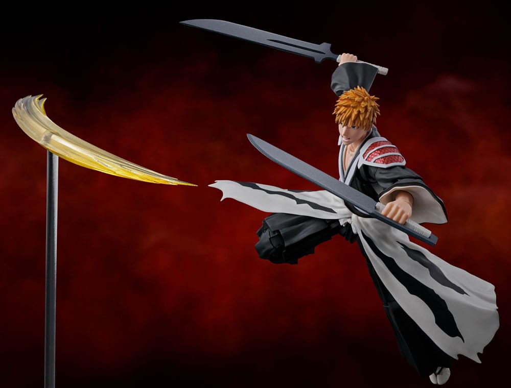 Bleach: Thousand-Year Blood War S.H. Figuarts Action Figure Ichigo Kurosaki Dual Zangetsu 16 cm