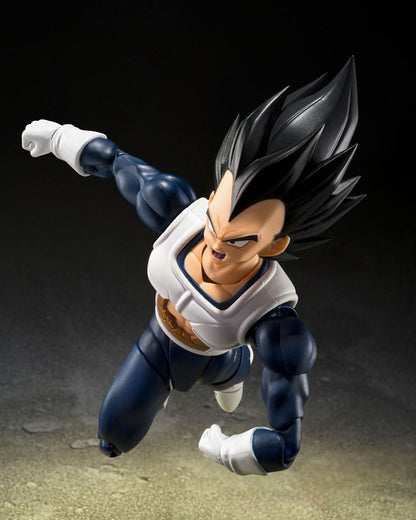 Dragon Ball S.H. Figuarts Action Figure Vegeta Old Battle Clothes 14 cm