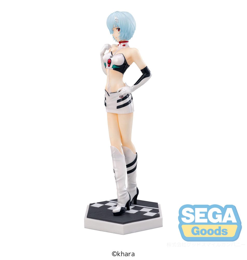 Evangelion Luminasta PVC Statue Evangelion Racing Rei Ayanami Pit Walk 21 cm