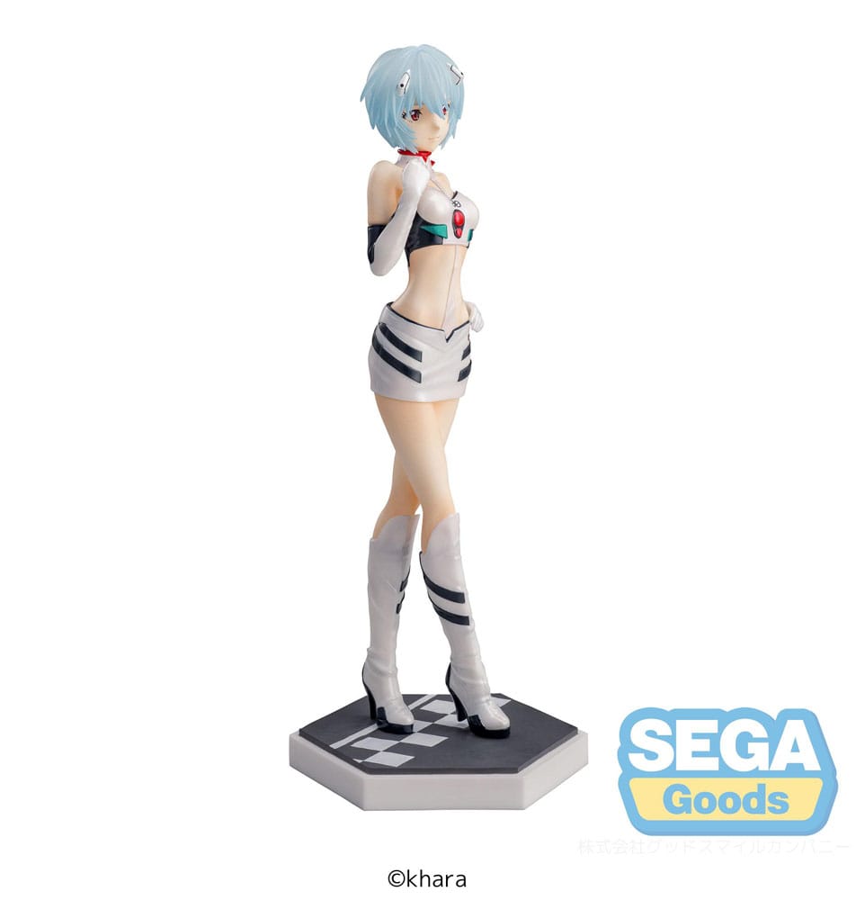 Evangelion Luminasta PVC Statue Evangelion Racing Rei Ayanami Pit Walk 21 cm